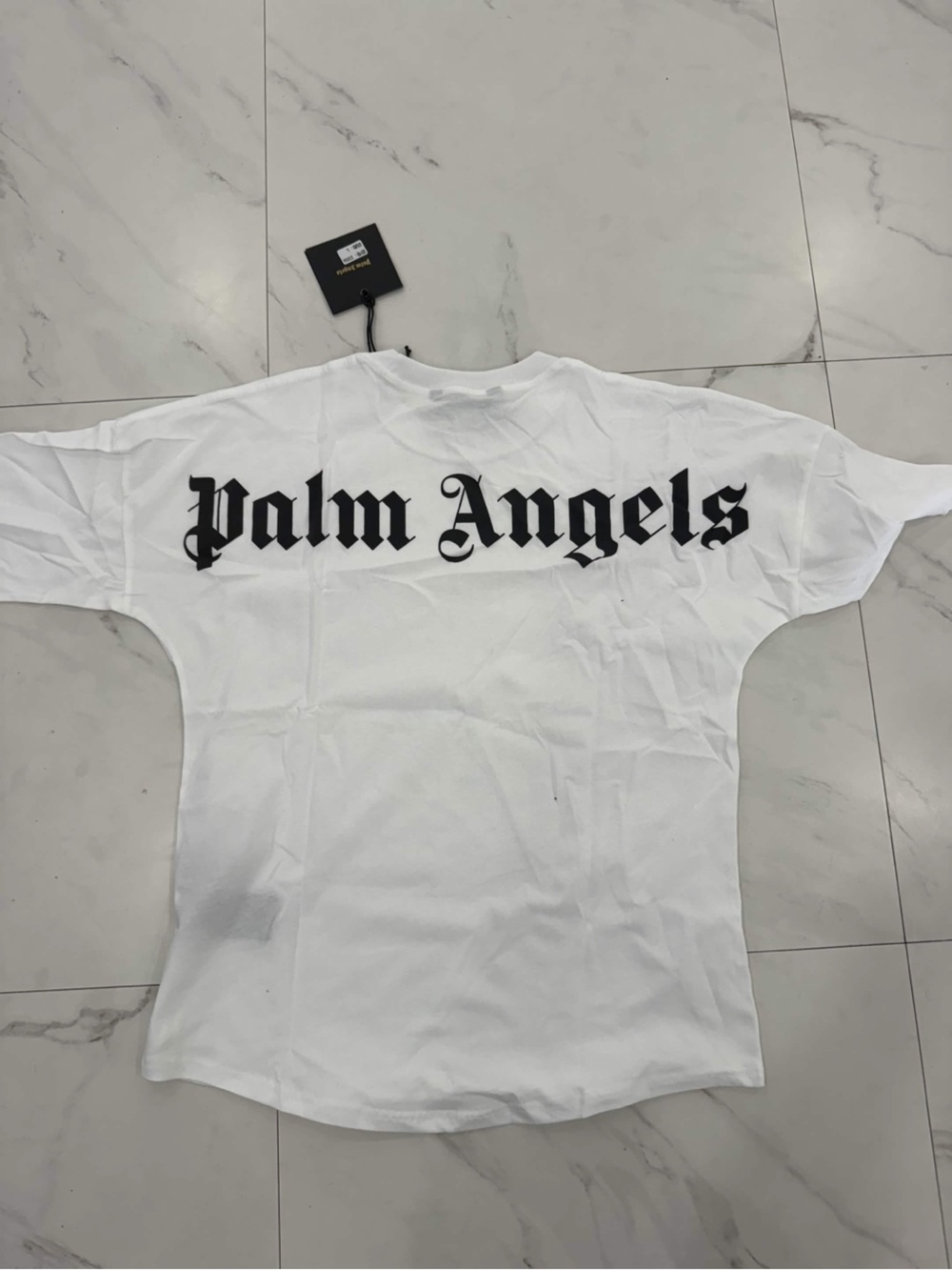 Palm Angels Neck and Back Logo T-Shirt Men’s Large